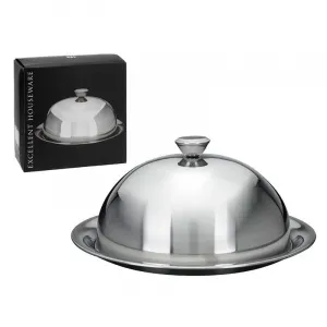 Excellent Houseware Kovový podnos s vekom 24 cm