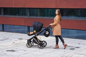 ADAMEX Kočík kombinovaný Belissa Special Edition Black/Gold