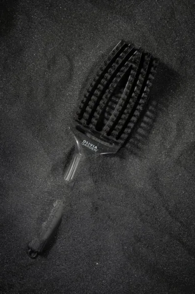 Olivia Garden Fingerbrush Midnight Desert plochá kefa odstín Onyx 27 cm