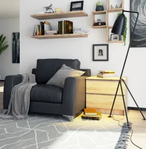 Ak furniture Komoda Liv 60 cm dub sonoma