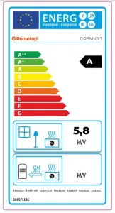 Romotop Gremio 3G - akumulačné krbové kachle, celopresklené dvierka - Keramika Romotop Silver (54505) GRE 1G