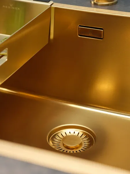 Reginox Nerezový drez Reginox New York 50x40, R35160, Gold Flax R35160