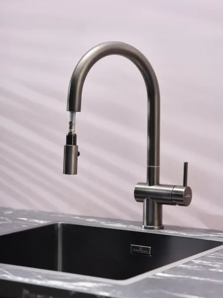 Reginox Drezová batéria Reginox Flint, R35993, Gun Metal Silver R35993