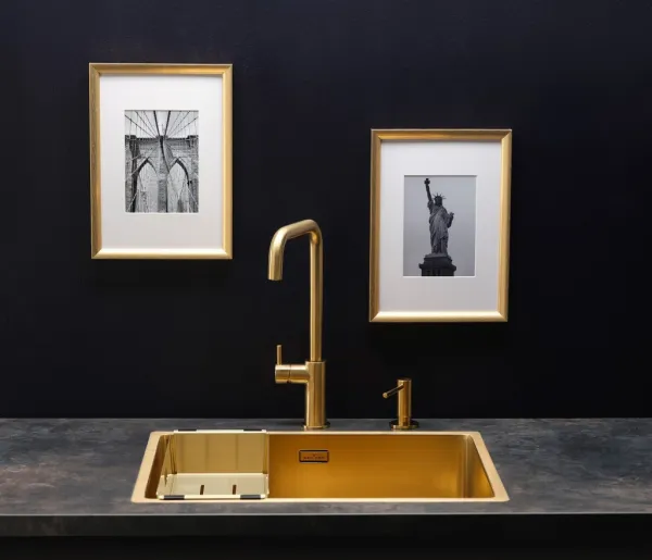 Reginox Nerezový drez Reginox New York 50x40, R35160, Gold Flax R35160