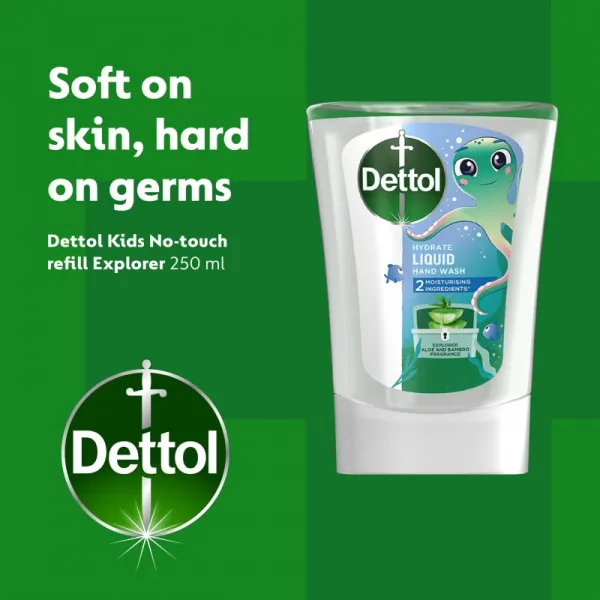 Dettol Soft on Skin Kids Explorer Power náplň do bezdotykového dávkovača mydla 250 ml