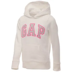 GAP LOGO HOOD Dievčenská mikina, biela, veľkosť