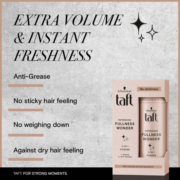 Taft Fullness Wonder púder 10 g