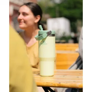 Stanley IceFlow™ Flip Straw Tumbler fľaša na vodu z nehrdzavejúcej ocele Tigerlilly 890 ml