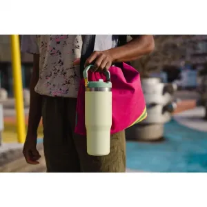 Stanley IceFlow™ Flip Straw Tumbler fľaša na vodu z nehrdzavejúcej ocele Tigerlilly 890 ml
