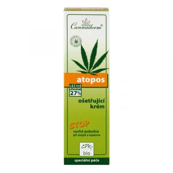 Cannaderm Atopos ošetrujúci krém na atopiu a psoriázu 75 g