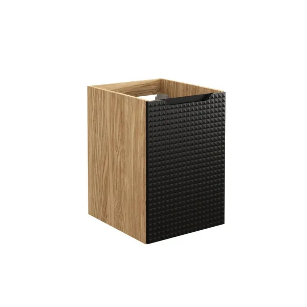 Comad Kúpeľňová zostava Luxor Black Cloud so skrinkami a umývadlom 120 cm čierna/dub olejovaný