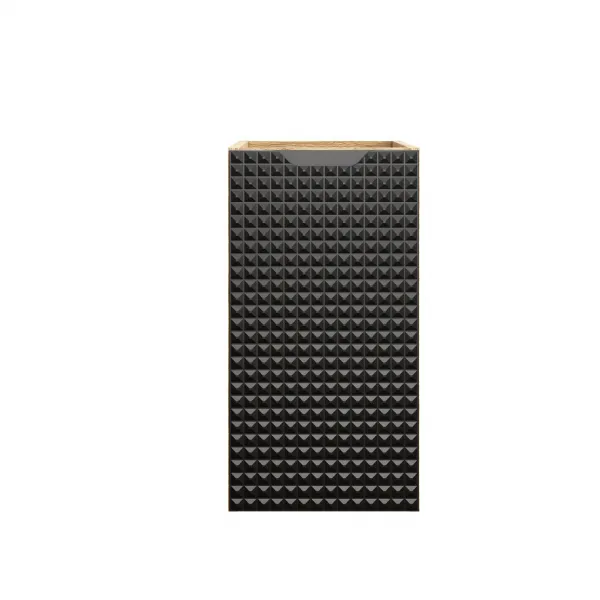 Comad Závesná kúpeľňová skrinka Luxor Black s doskou 81-30-1D čierna/dub
olejovaný