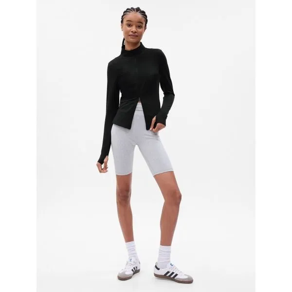 GAP POWER FULL ZIP Dámska bunda, čierna, veľkosť