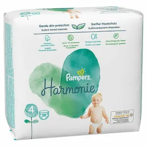 Pampers Harmonie, Veľkosť 4, 28 Plienky, 9kg-14kg