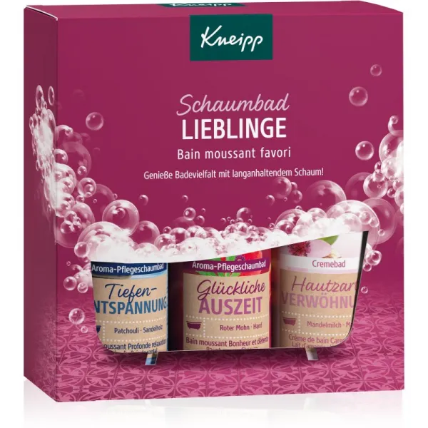 Kneipp Darčeková sada peny do kúpeľa Happybathing, 3 x 10 ml