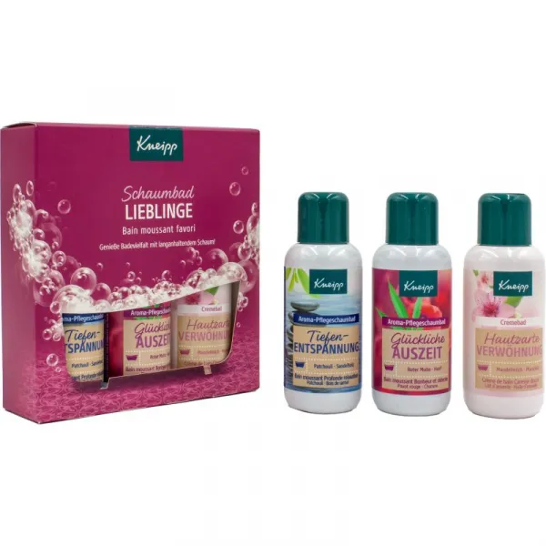 Kneipp Darčeková sada peny do kúpeľa Happybathing, 3 x 10 ml
