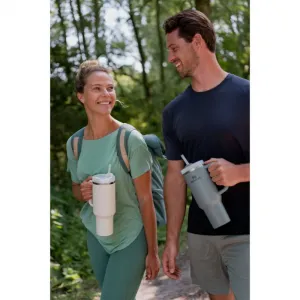 Stanley Quencher H2.O FlowState™ Tumbler tumbler z nehrdzavejúcej ocele s rúrkou veľký Cream Tonal 1180 ml