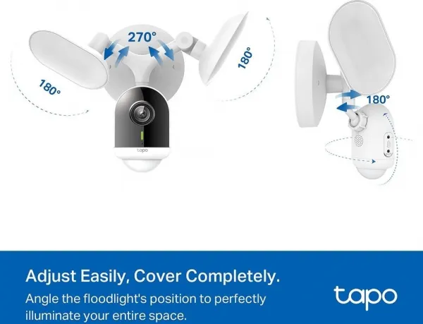 TP-Link Tapo C720 venkovní kamera s reflektory (4MP, 2K QHD, 1440p, IR 30m, WiFi, microSDcard, IP65)