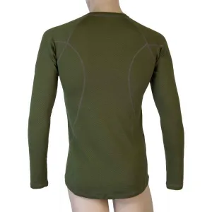 Sensor MERINO DF CAMP Pánske funkčné tričko, zelená, veľkosť XXL