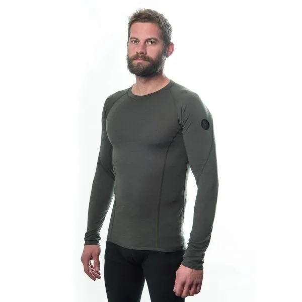 Sensor MERINO AIR Pánske termo tričko, khaki, veľkosť