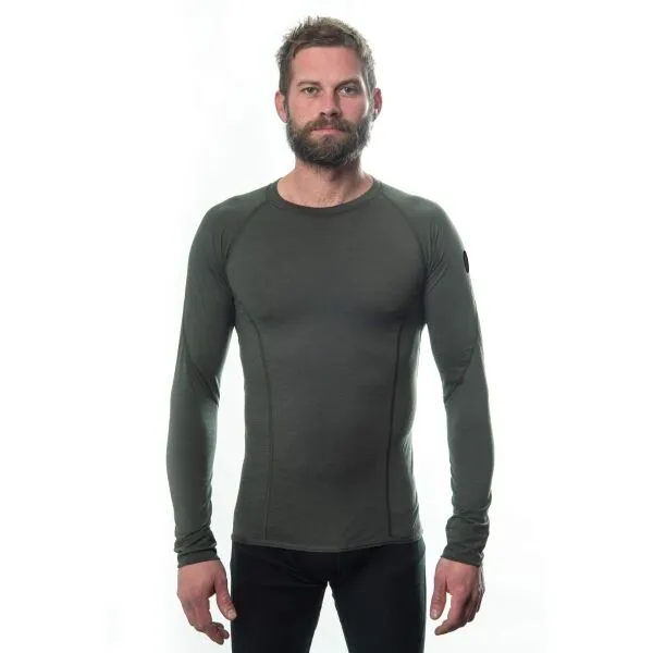Sensor MERINO AIR Pánske termo tričko, khaki, veľkosť