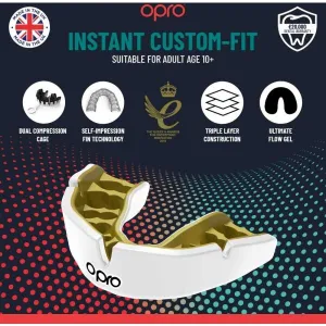 Opro INSTANT CUSTOM FIT AGGRESSION Chránič zubov, čierna, veľkosť UNI