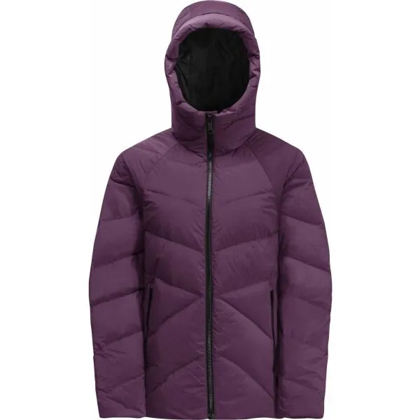 Jack Wolfskin MARIENPLATZ W Dámska páperová  bunda, vínová, veľkosť