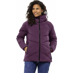 Jack Wolfskin MARIENPLATZ W Dámska páperová  bunda, vínová, veľkosť