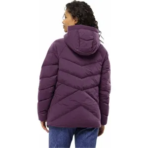 Jack Wolfskin MARIENPLATZ W Dámska páperová  bunda, vínová, veľkosť