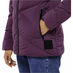 Jack Wolfskin MARIENPLATZ W Dámska páperová  bunda, vínová, veľkosť