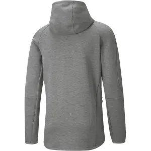 Puma EVOSTRIPE HOODIE Športová mikina, sivá, veľkosť