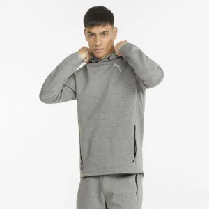 Puma EVOSTRIPE HOODIE Športová mikina, sivá, veľkosť