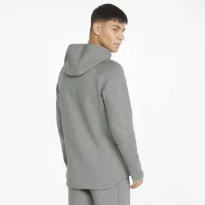 Puma EVOSTRIPE HOODIE Športová mikina, sivá, veľkosť