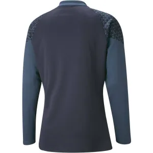 Puma TEAMCUP TRAINING 1/4 ZIP TOP Pánska športová mikina, tmavo modrá, veľkosť