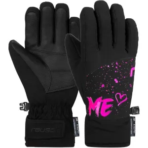 Reusch BEATRIX R-TEX XT JUNIOR Juniorske lyžiarske rukavice, čierna, veľkosť