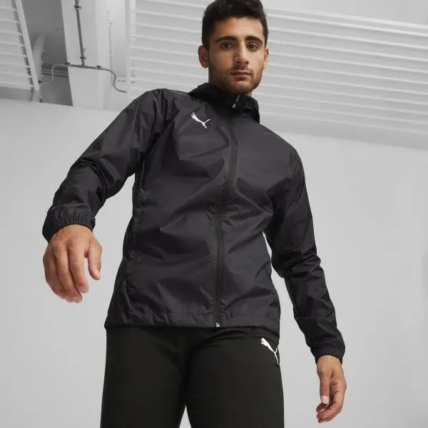 Puma TEAMFINAL ALLWEATHER JACKET Pánska športová bunda, čierna, veľkosť
