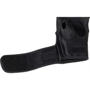 Fitforce PRO POWER MMA bezprstové rukavice, čierna, veľkosť