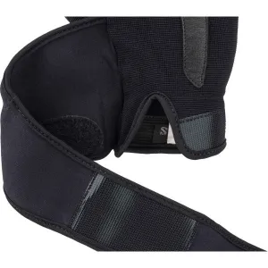 Fitforce LINEAR Kožené fitness rukavice, čierna, veľkosť