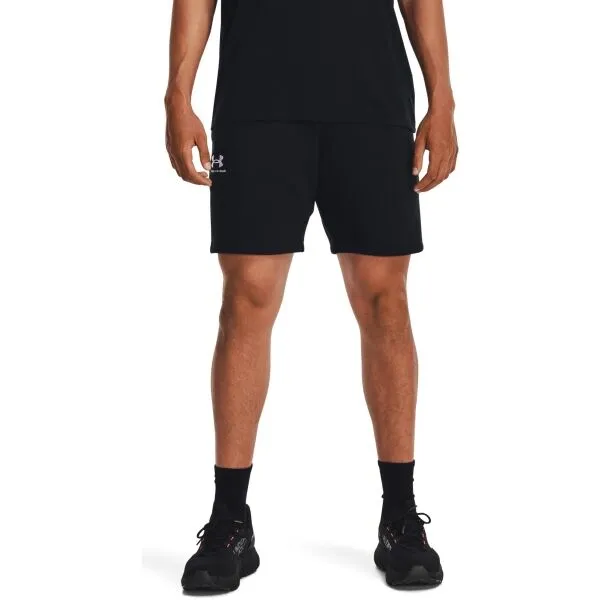 Under Armour ESSENTIAL FLEECE Pánske kraťasy, čierna, veľkosť