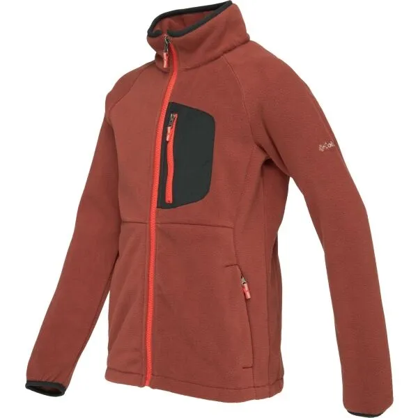 Columbia FAST TREK IV FLEECE FULL ZIP Dievčenská mikina, hnedá, veľkosť