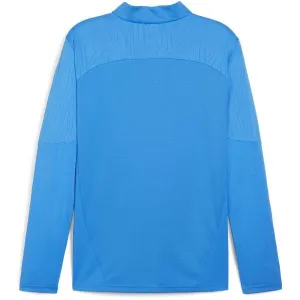Puma TEAMFINAL TRAINING 1/4 ZIP Pánske futbalové tričko, svetlomodrá, veľkosť