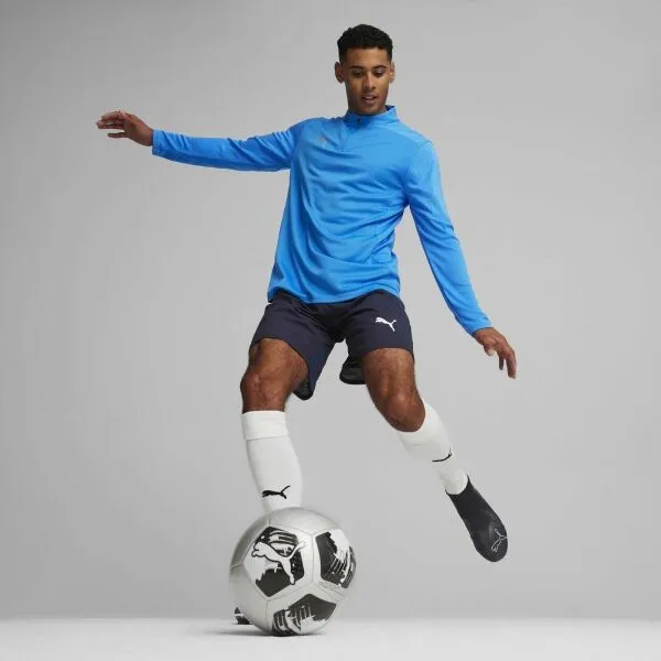Puma TEAMFINAL TRAINING 1/4 ZIP Pánske futbalové tričko, svetlomodrá, veľkosť