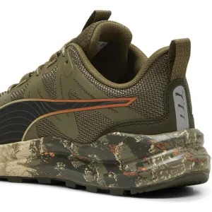 Puma REFLECT LITE TRAIL LANDSLIDE Pánska bežecká obuv, khaki, veľkosť 41