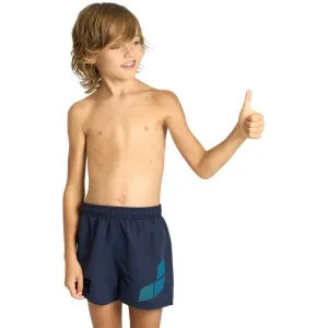 Arena BEACH SHORT LOGO JR Chlapčenské športové šortky, tmavo modrá, veľkosť 6-7Y