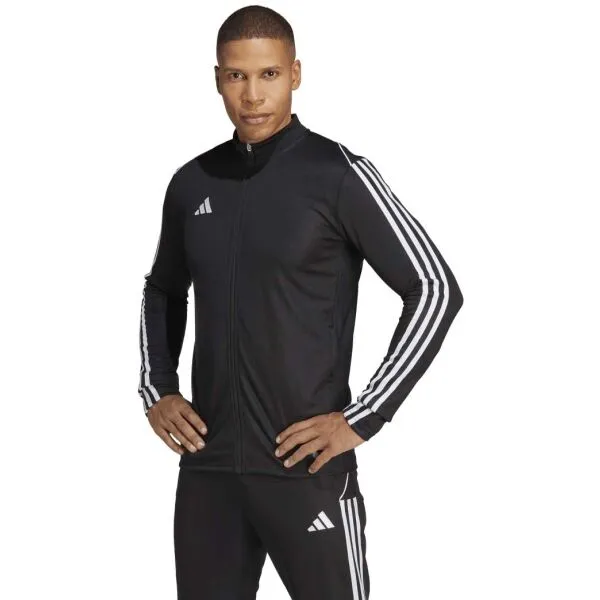 adidas TIRO 23 LEAGUE TRACK TOP Pánska futbalová bunda, čierna, veľkosť