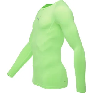 Puma LIGA BASELAYER TEE LS Pánske funkčné tričko, reflexný neón, veľkosť
