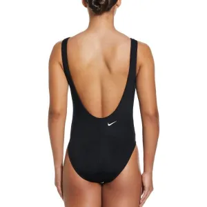 Nike MULTI LOGO Dámske jednodielne plavky, čierna, veľkosť