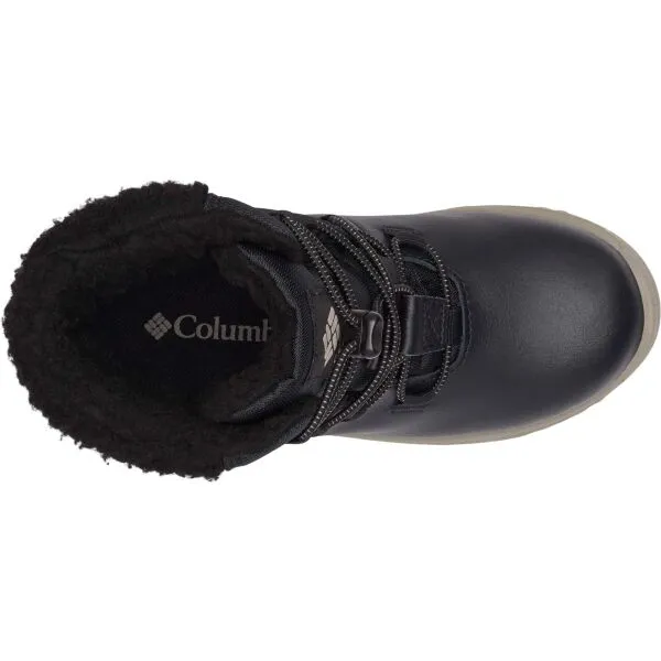 Columbia YOUTH MORITZA BOOT Detská vodoodolná zimná obuv, čierna, veľkosť 32