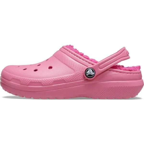 Crocs CLASSIC LINED CLOG T Dievčenská nazúvacia obuv, ružová, veľkosť 20/21