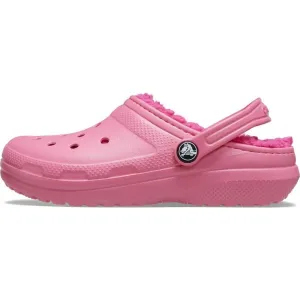 Crocs CLASSIC LINED CLOG T Dievčenská nazúvacia obuv, ružová, veľkosť 20/21